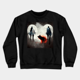 Ghost and the Wolf Crewneck Sweatshirt